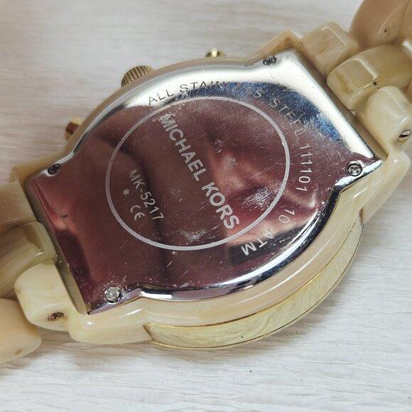 MICHAEL KORS Ladies Chronograph Women's Watch NEW BATTERY MK5217 - Picture 8 of 14